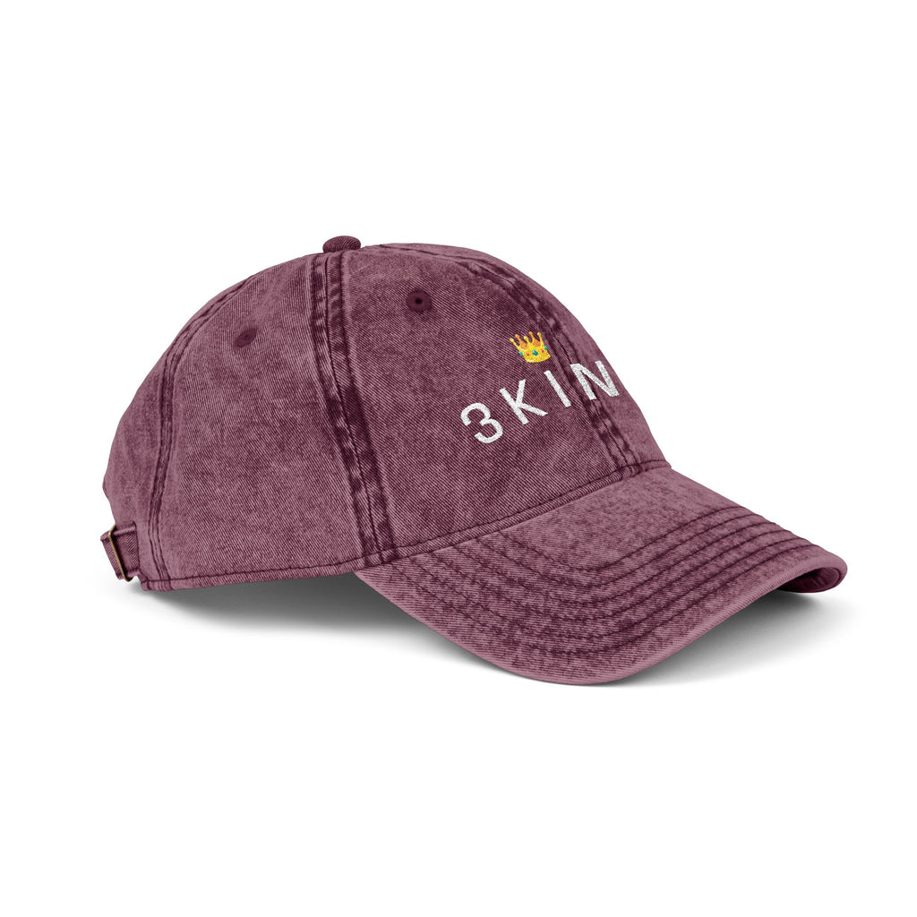 3 Kings Embroidered Vintage Cap