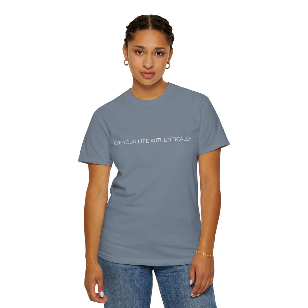 ‘LYLA’ Graphic T-Shirt — Minimal Text Front & Crowned Lion Back