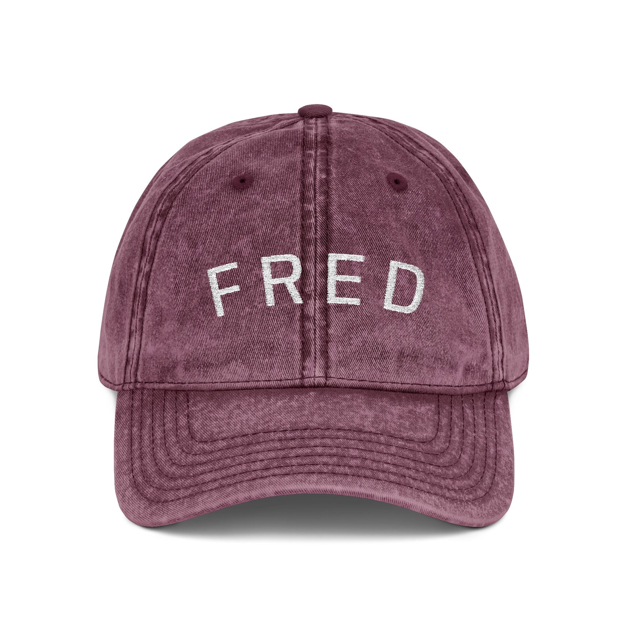 FRED - “For Real Everyday Dogs” Embroidered Vintage Cap