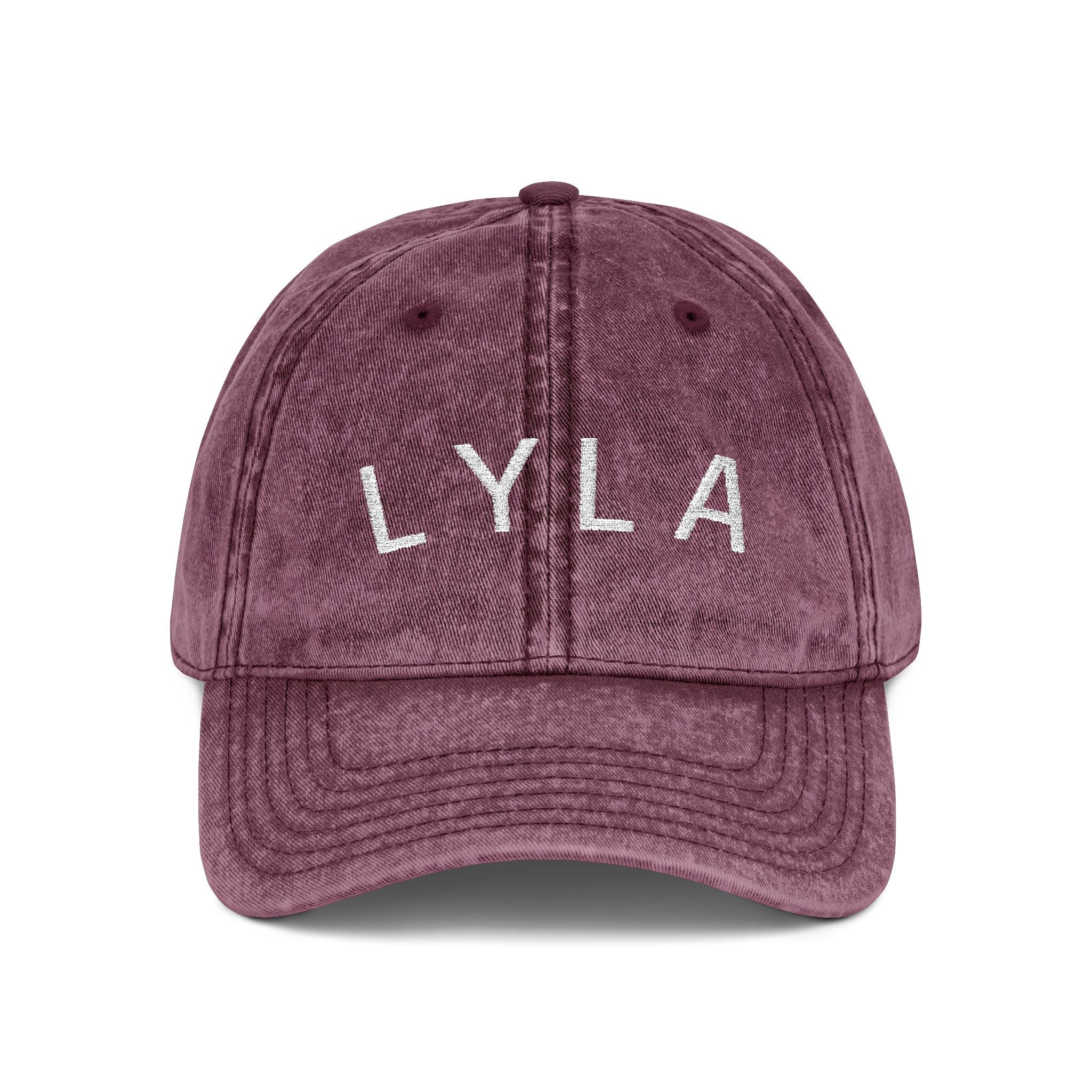 LYLA - “Live Your Life Authentically” Embroidered Vintage Cap