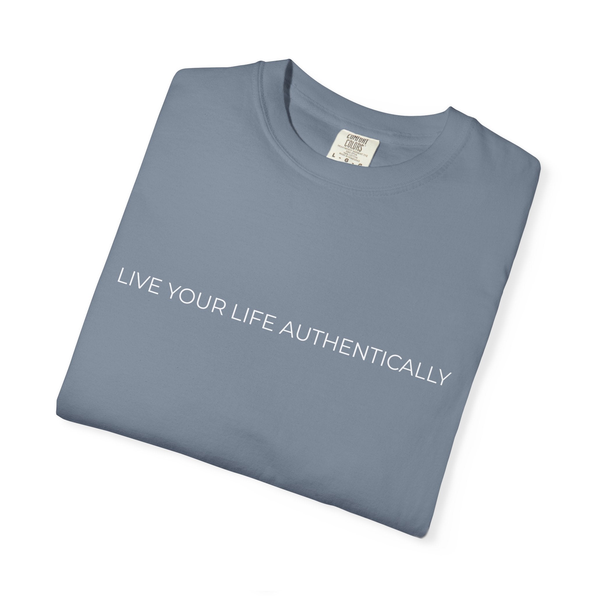 ‘LYLA’ Graphic T-Shirt — Minimal Text Front & Crowned Lion Back