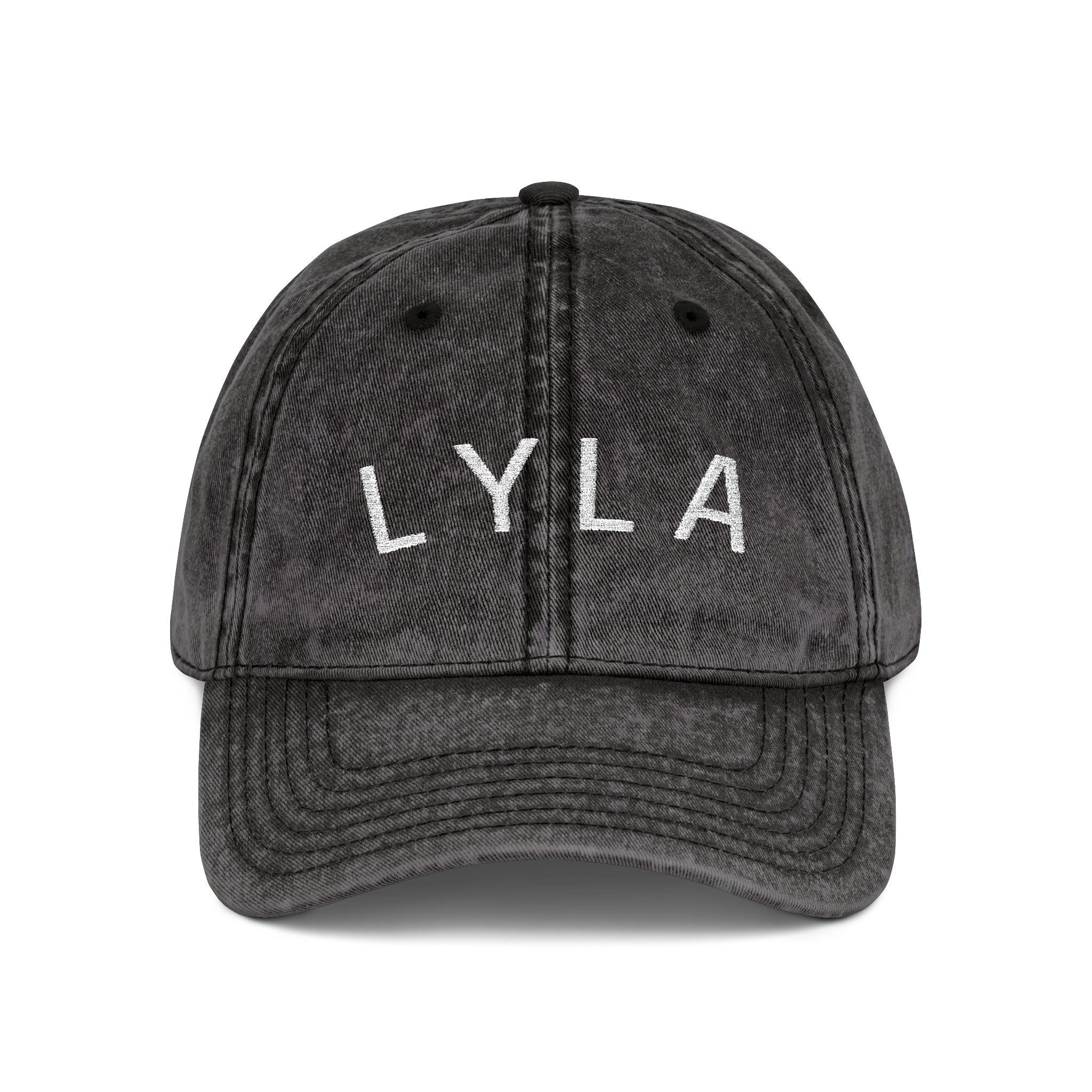 LYLA - “Live Your Life Authentically” Embroidered Vintage Cap