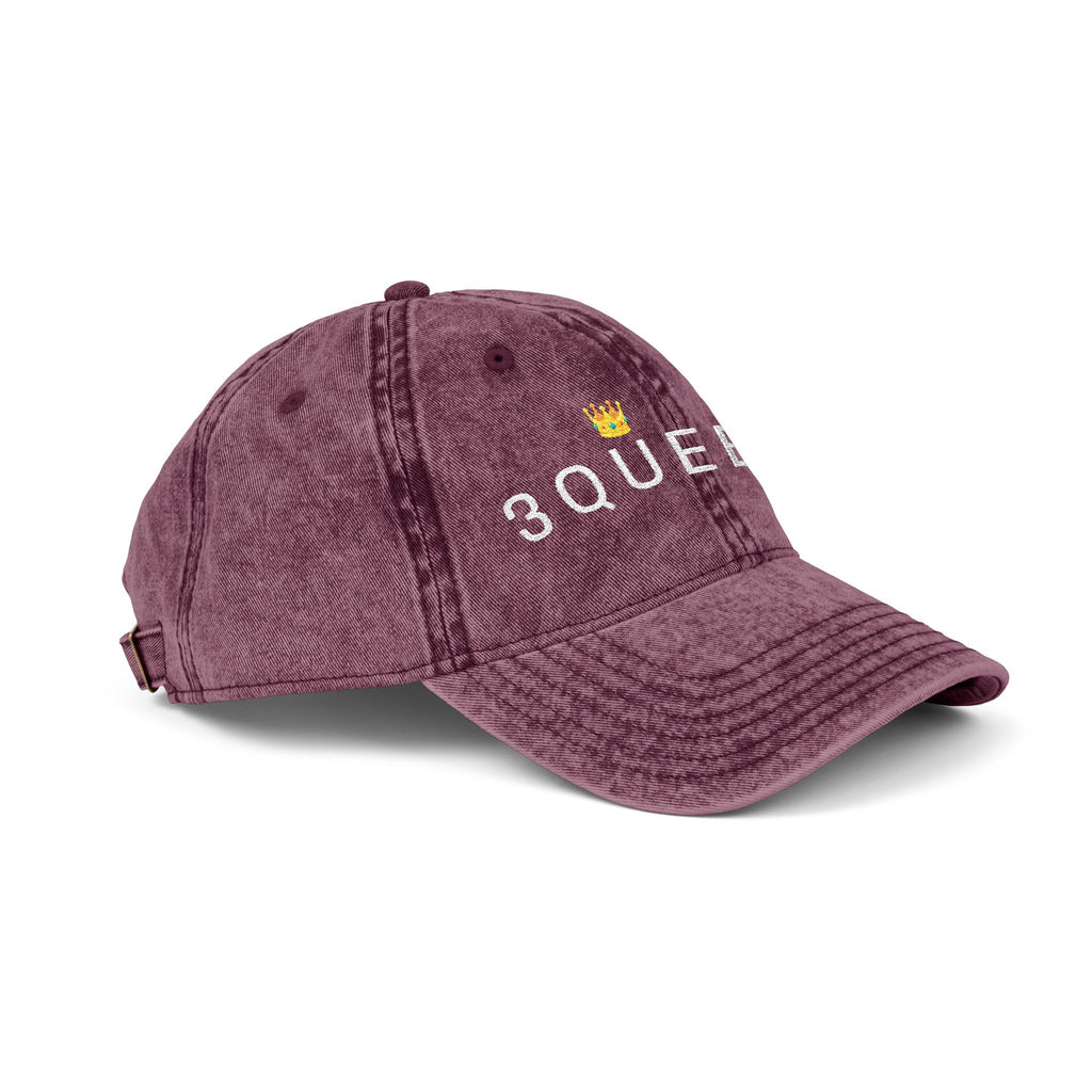 3Queens Embroidered Vintage Cap
