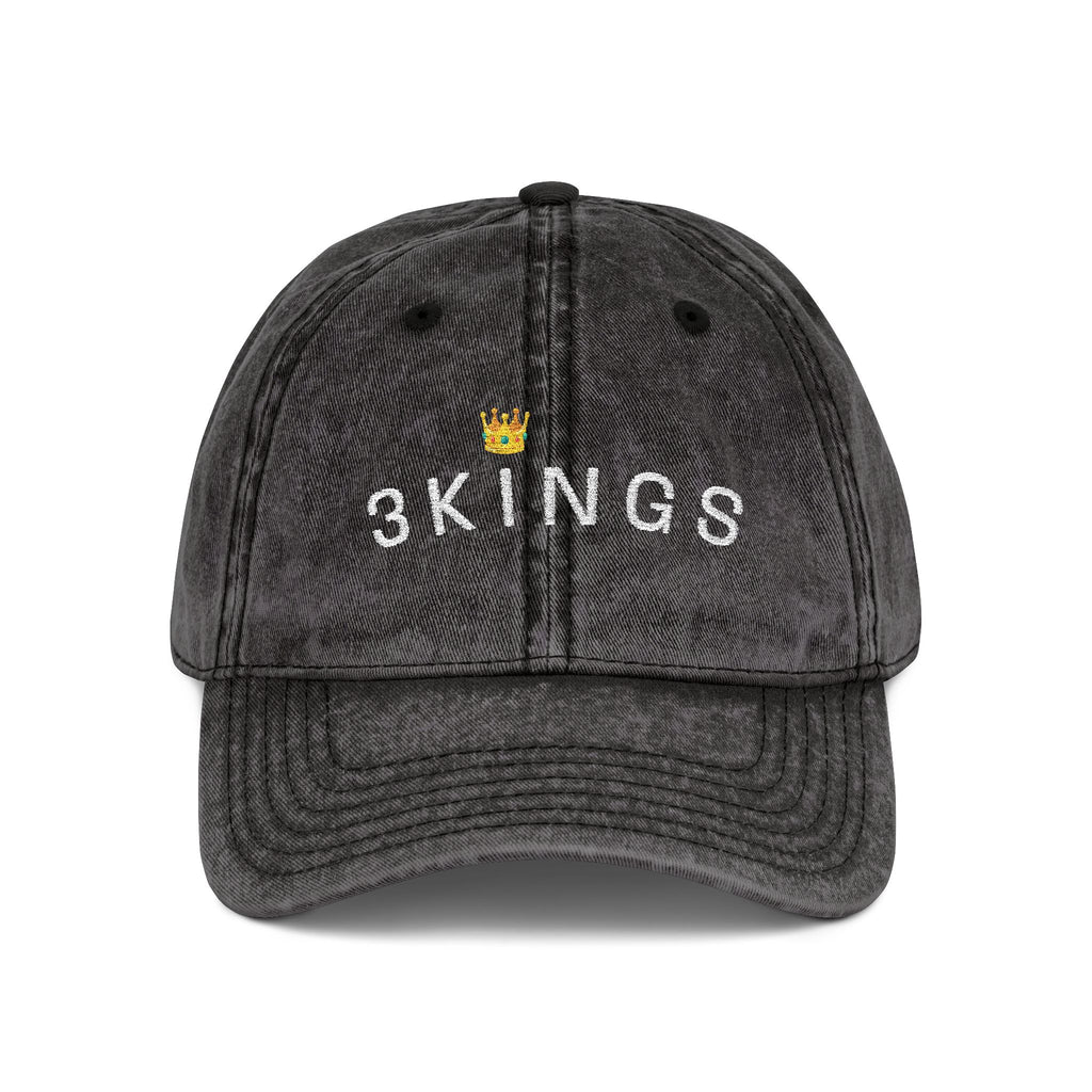 3 Kings Embroidered Vintage Cap