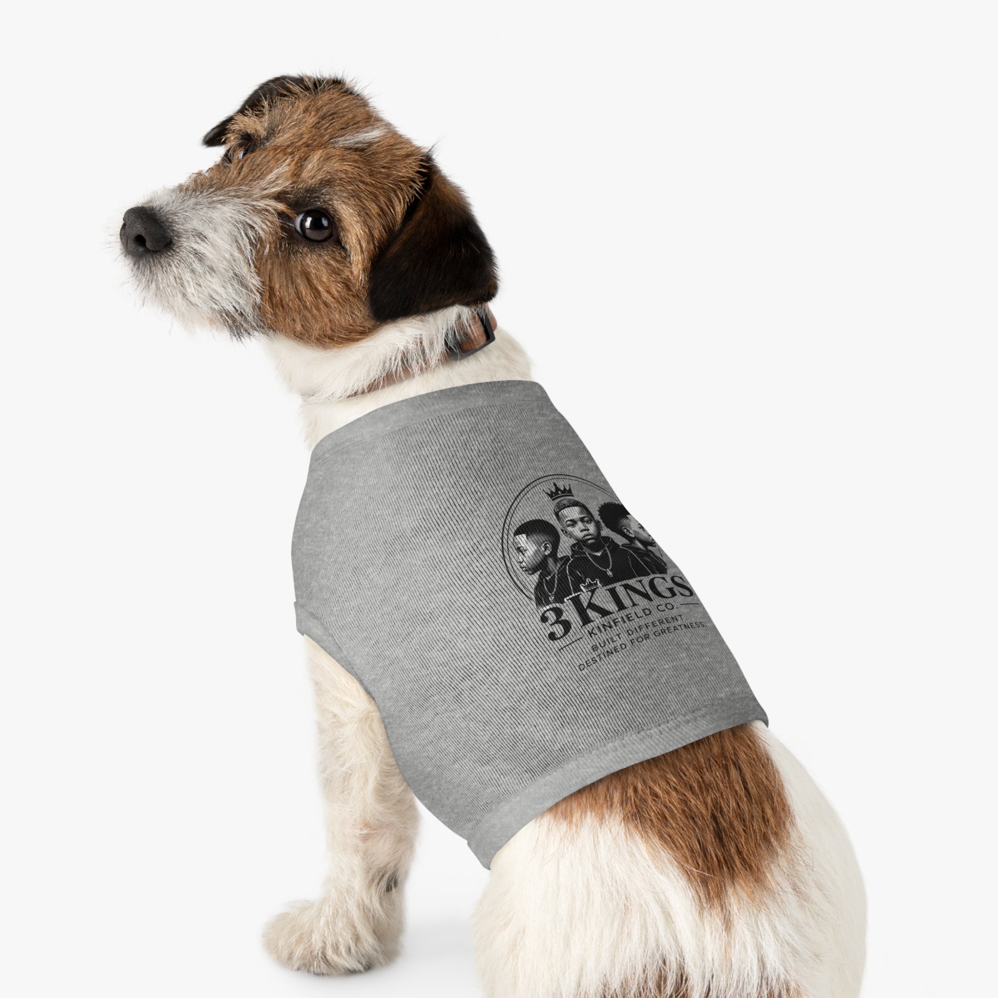 3Kings Pet Tank Top — "3Kings" Botanical Dog Shirt