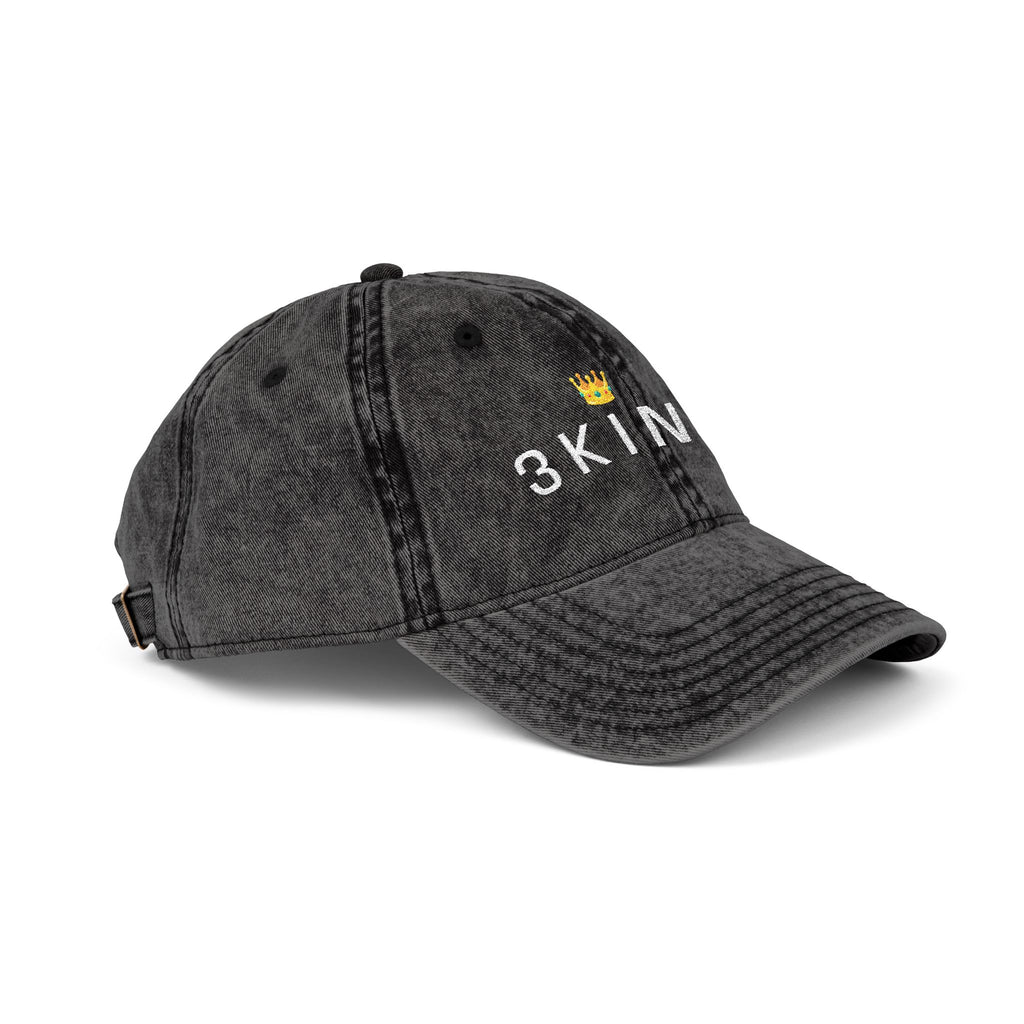 3 Kings Embroidered Vintage Cap