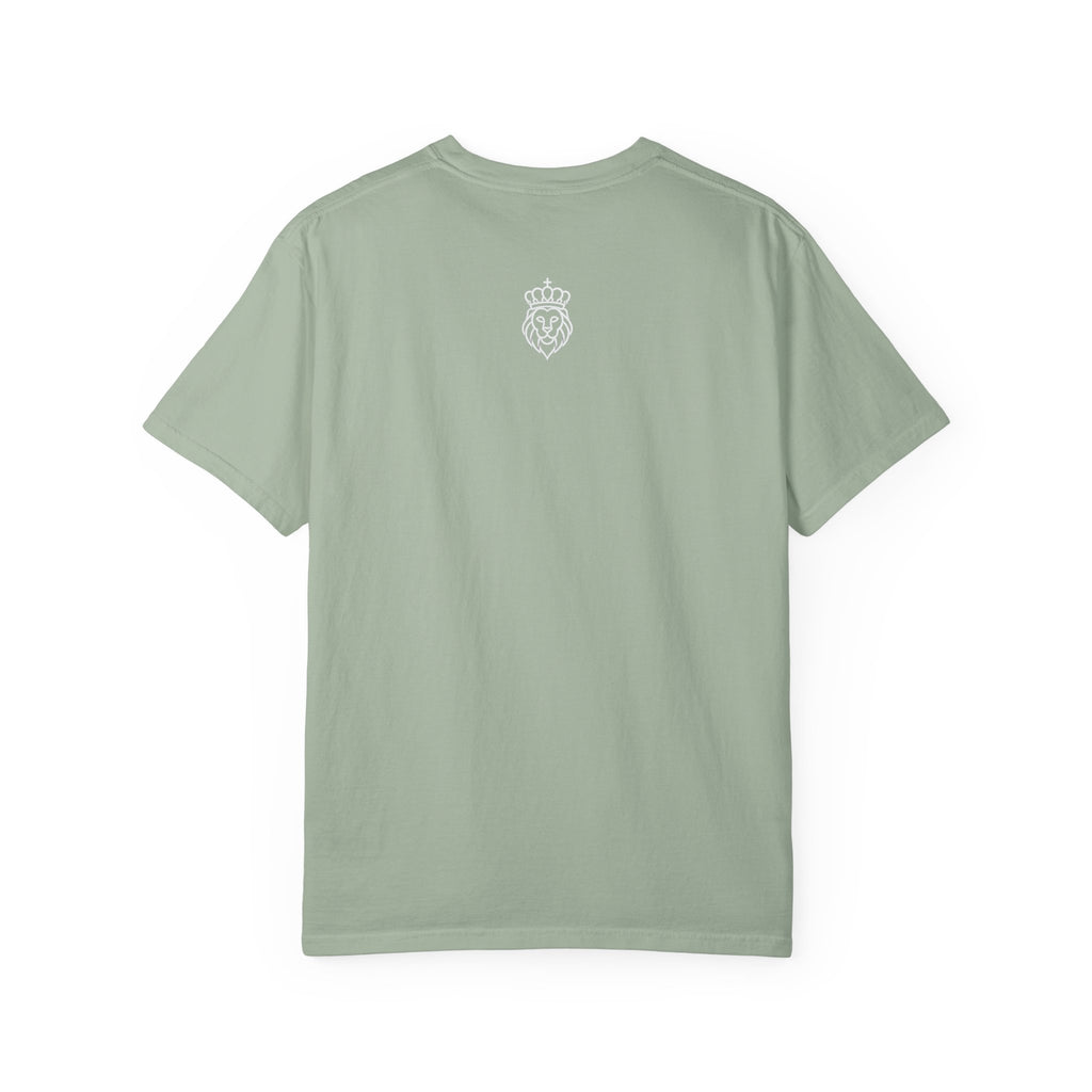 ‘FRED’ Graphic T-Shirt — Minimal Text Front & Crowned Lion Back