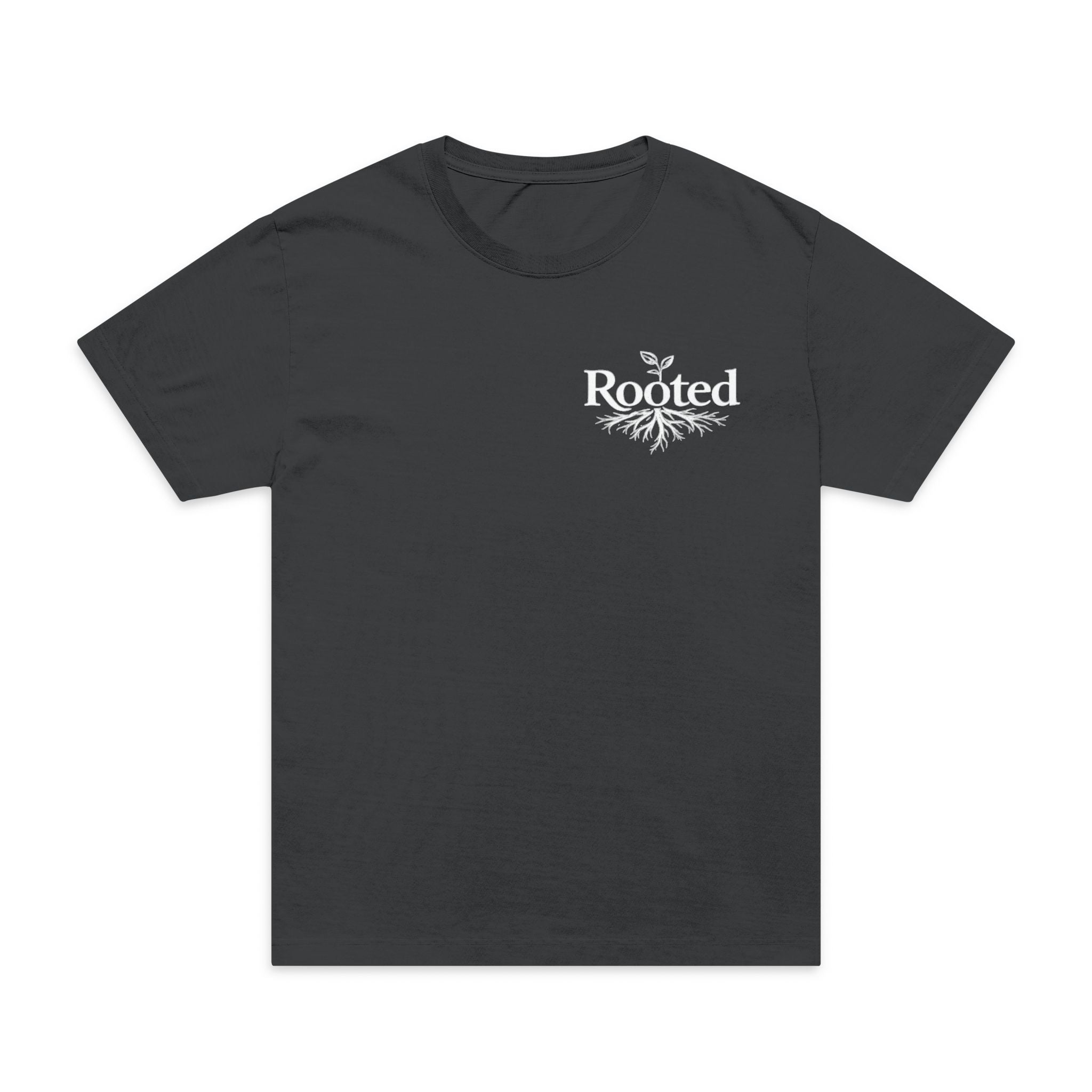 Oversized T-Shirt — Rooted Subtle Pocket 'Rooted' Graphic