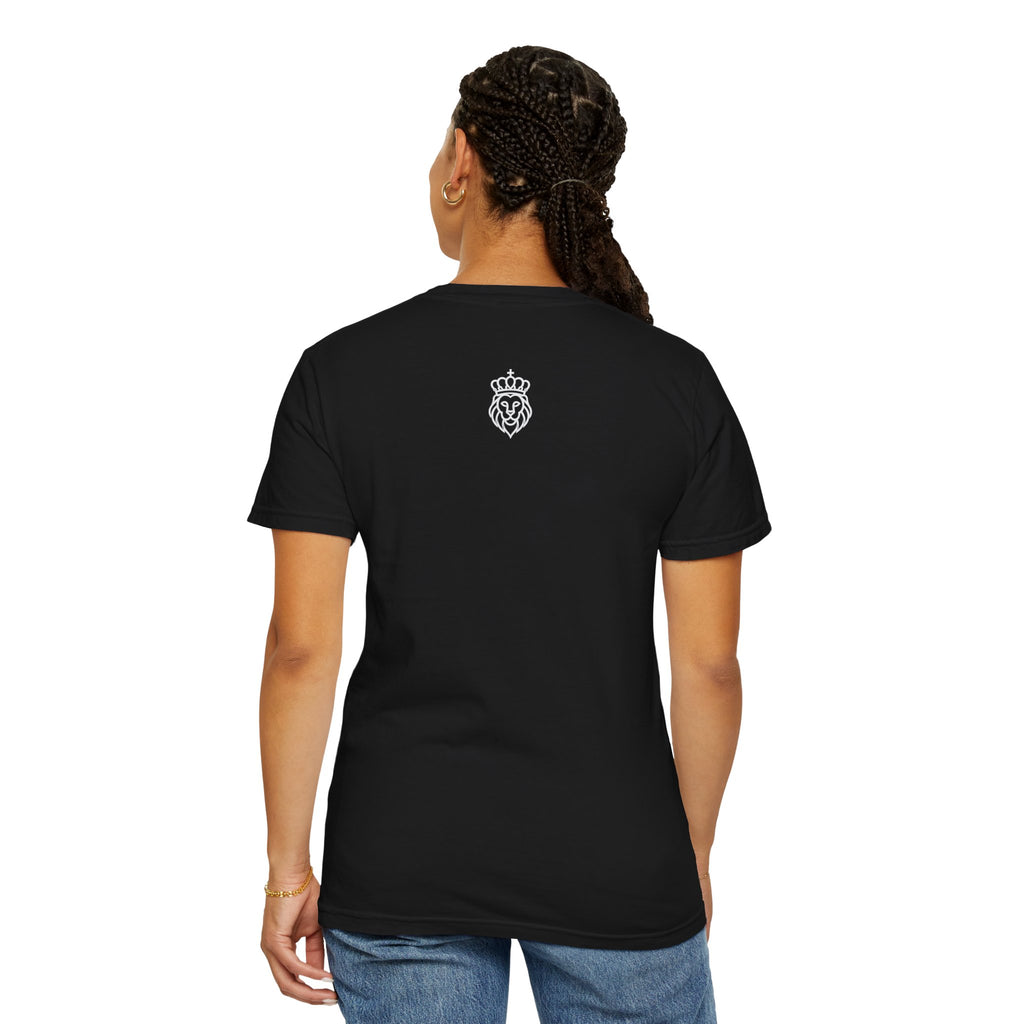 ‘FRED’ Graphic T-Shirt — Minimal Text Front & Crowned Lion Back