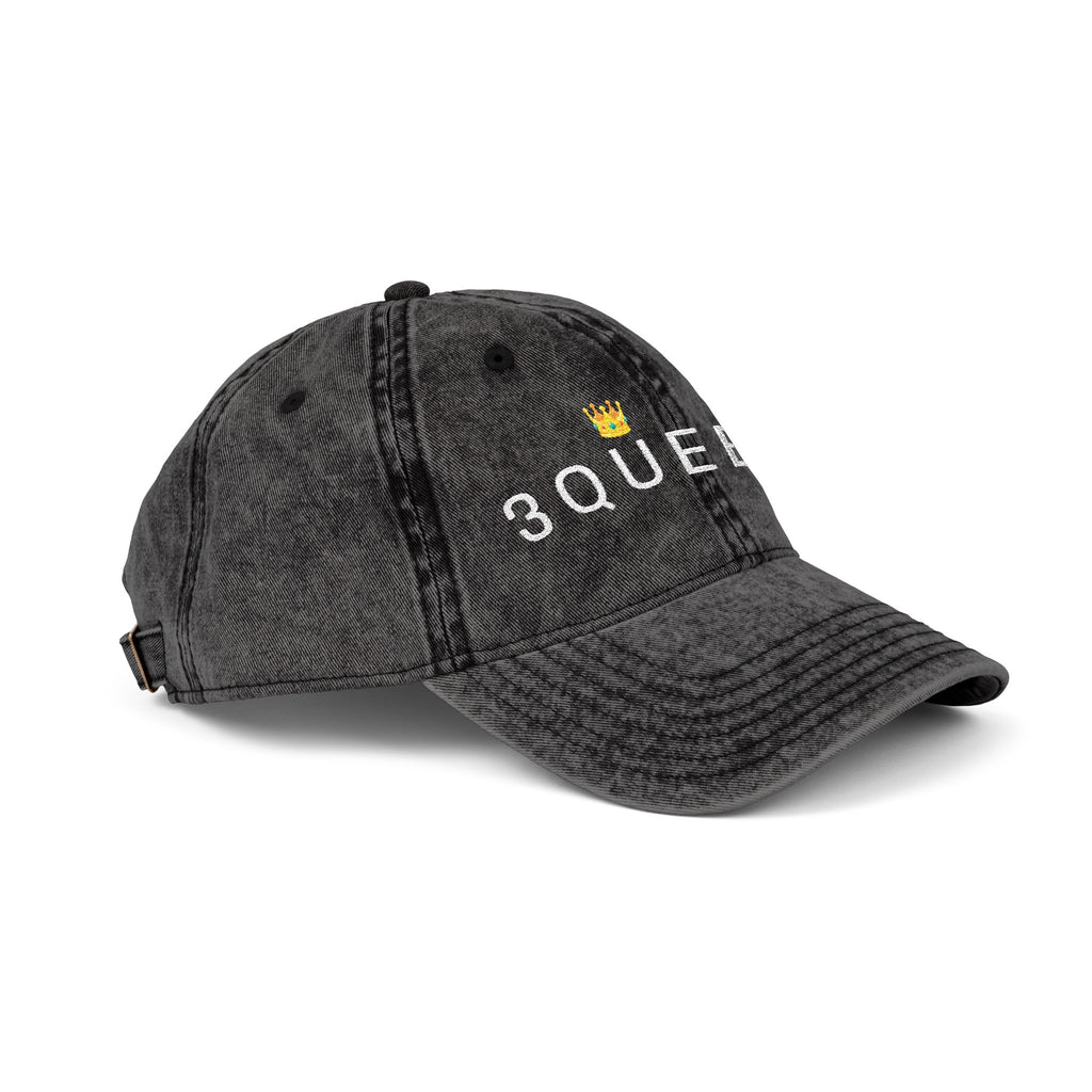 3Queens Embroidered Vintage Cap