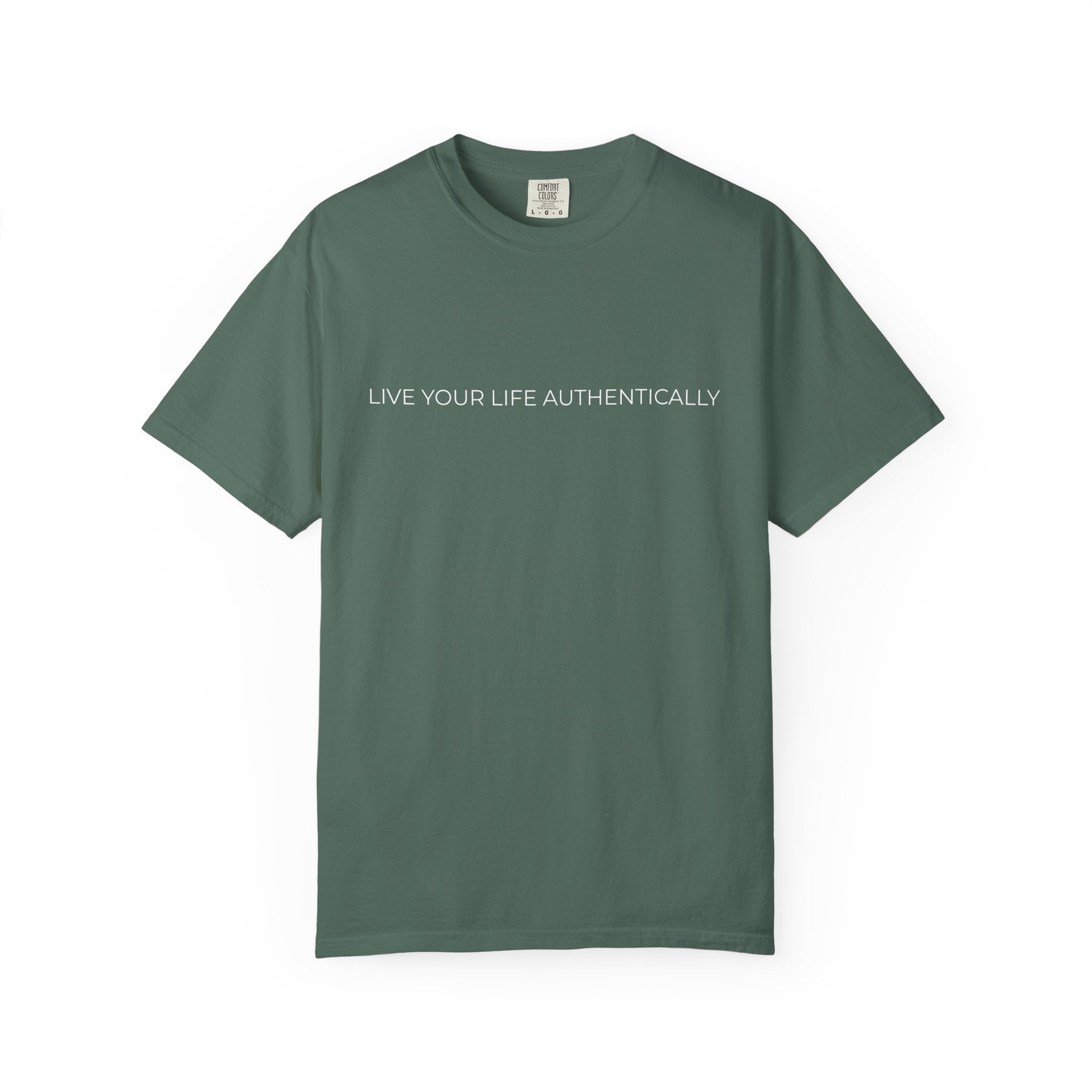 ‘LYLA’ Graphic T-Shirt — Minimal Text Front & Crowned Lion Back