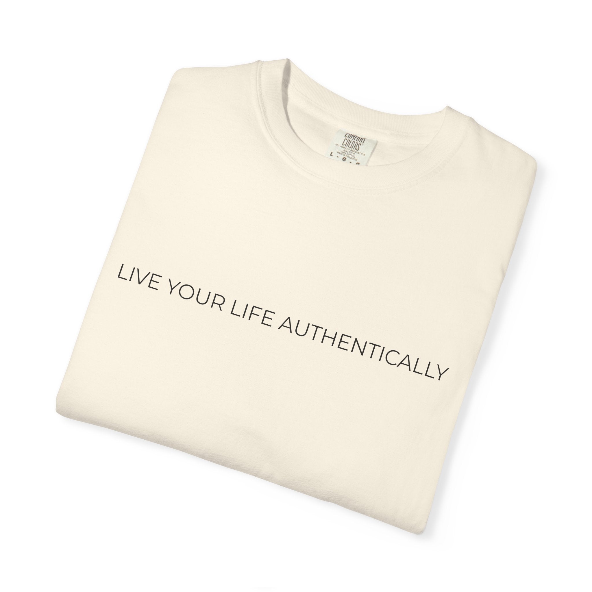 ‘LYLA’ Graphic T-Shirt — Minimal Text Front & Crowned Lion Back