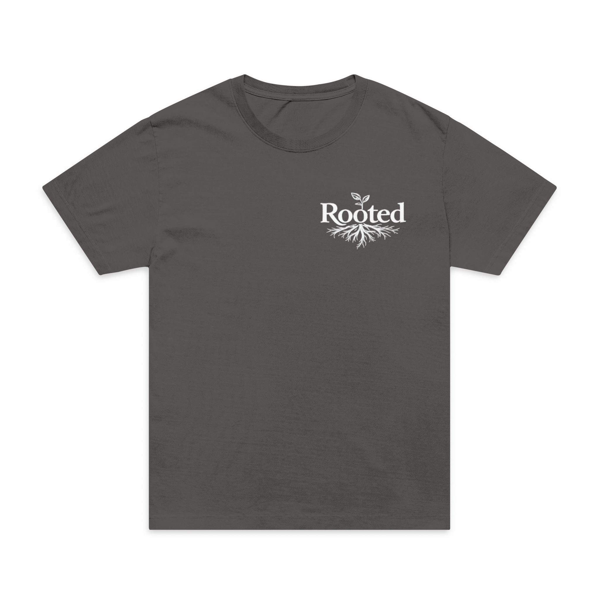 Oversized T-Shirt — Rooted Subtle Pocket 'Rooted' Graphic