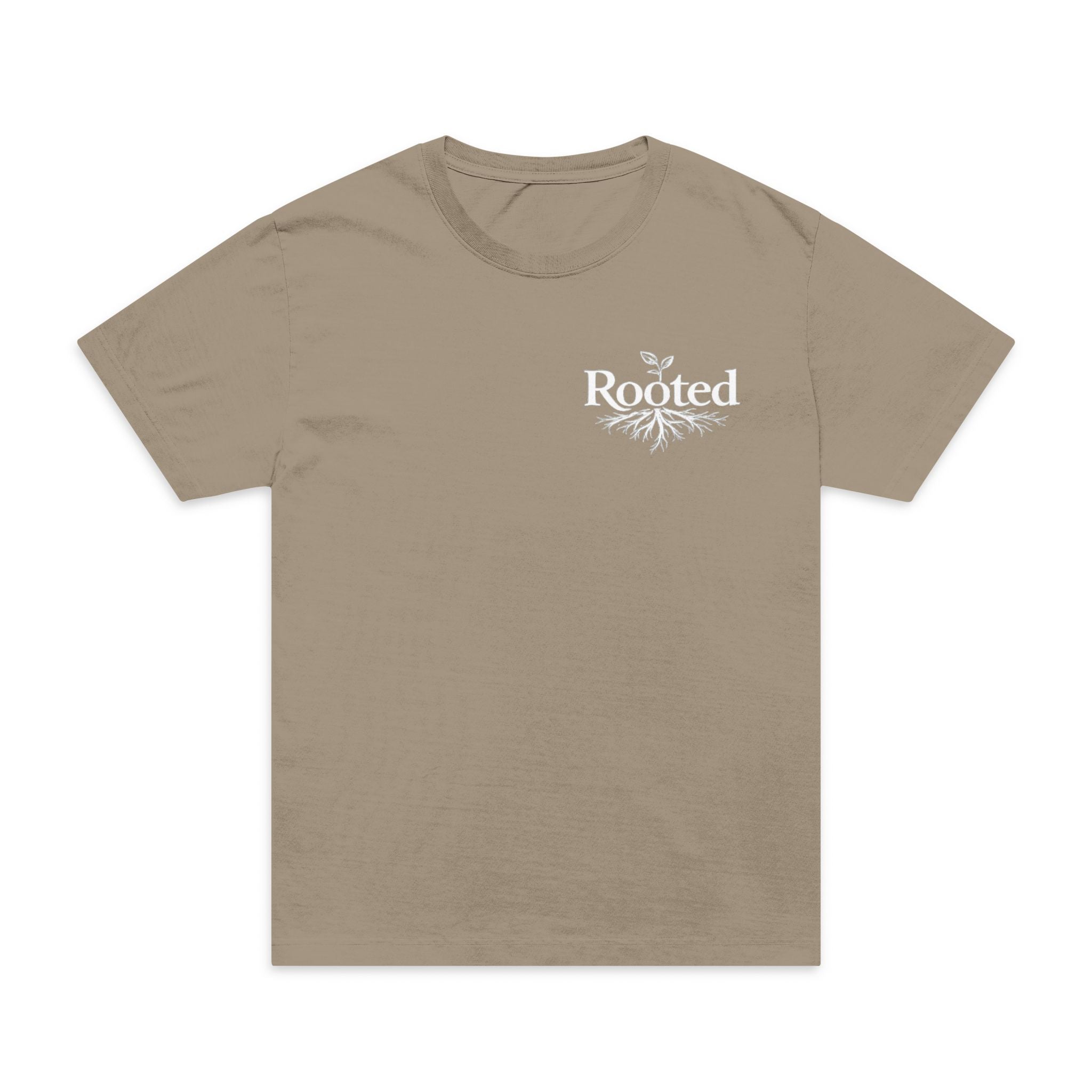 Oversized T-Shirt — Rooted Subtle Pocket 'Rooted' Graphic
