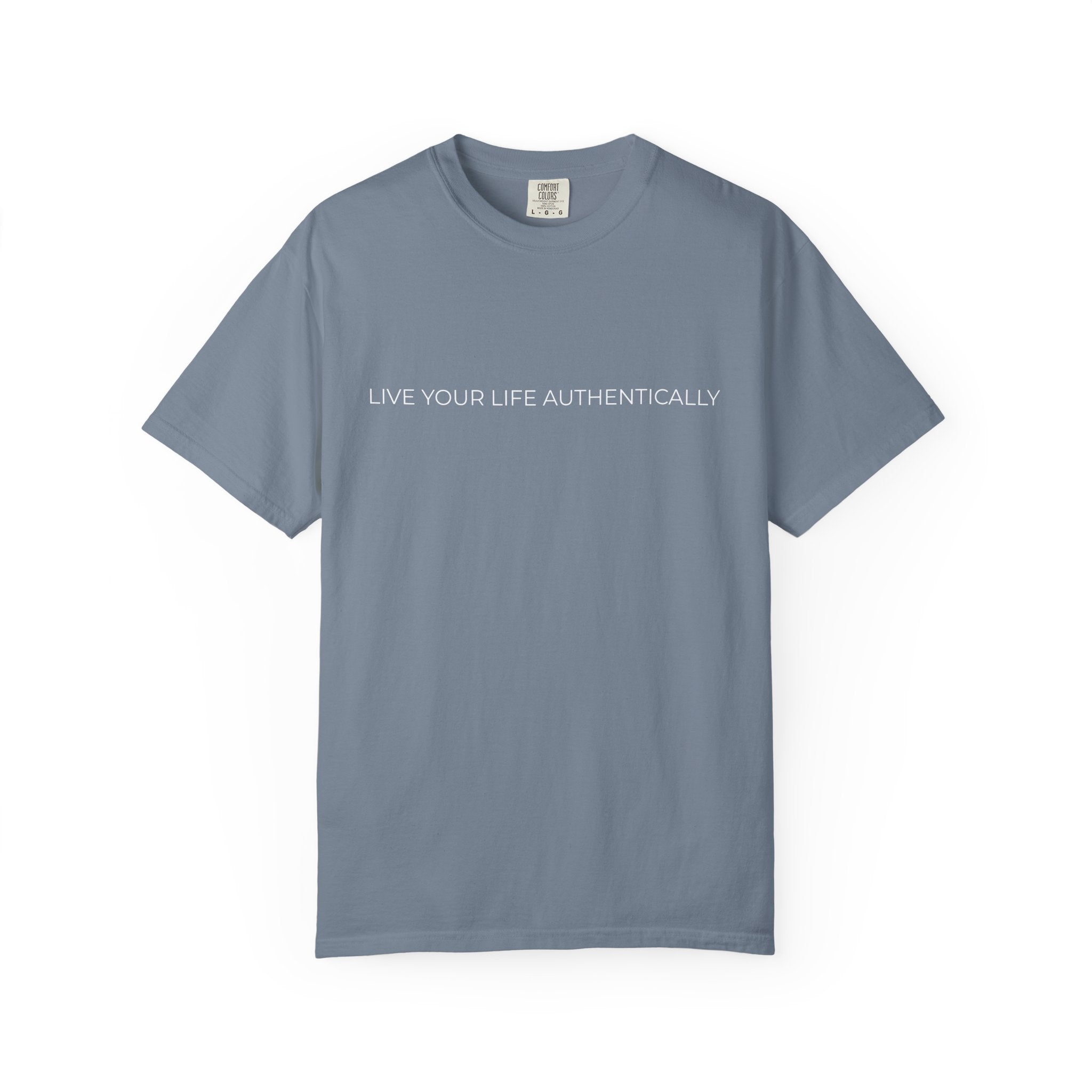 ‘LYLA’ Graphic T-Shirt — Minimal Text Front & Crowned Lion Back