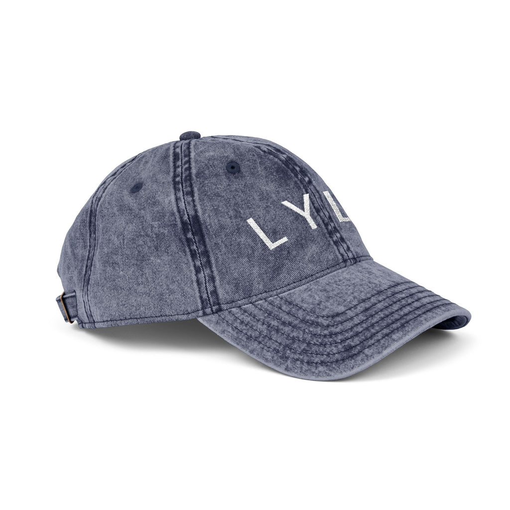 LYLA - “Live Your Life Authentically” Embroidered Vintage Cap