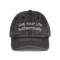 LYLA - “Live Your Life Authentically” Embroidered Vintage Cap
