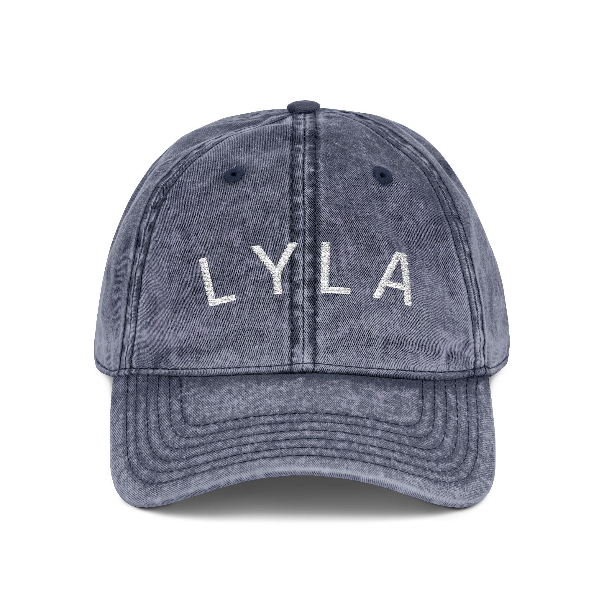 LYLA - “Live Your Life Authentically” Embroidered Vintage Cap
