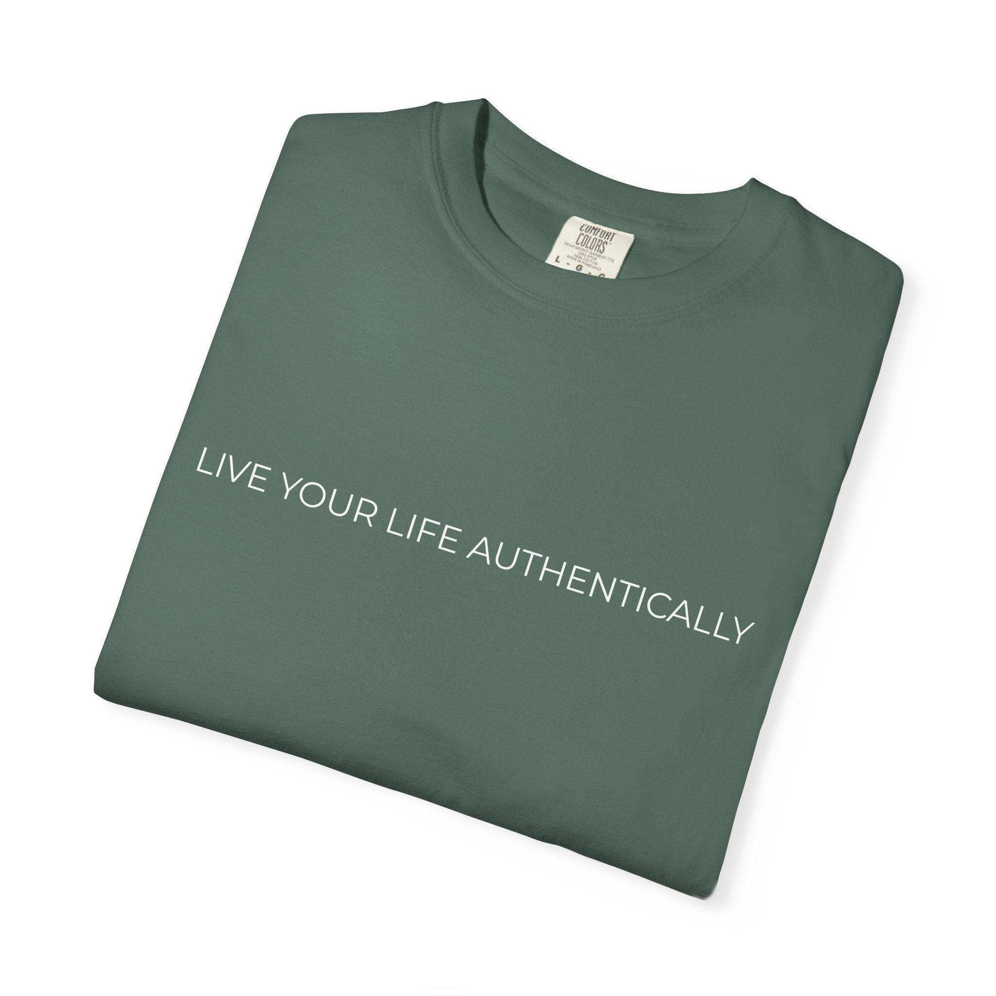 ‘LYLA’ Graphic T-Shirt — Minimal Text Front & Crowned Lion Back