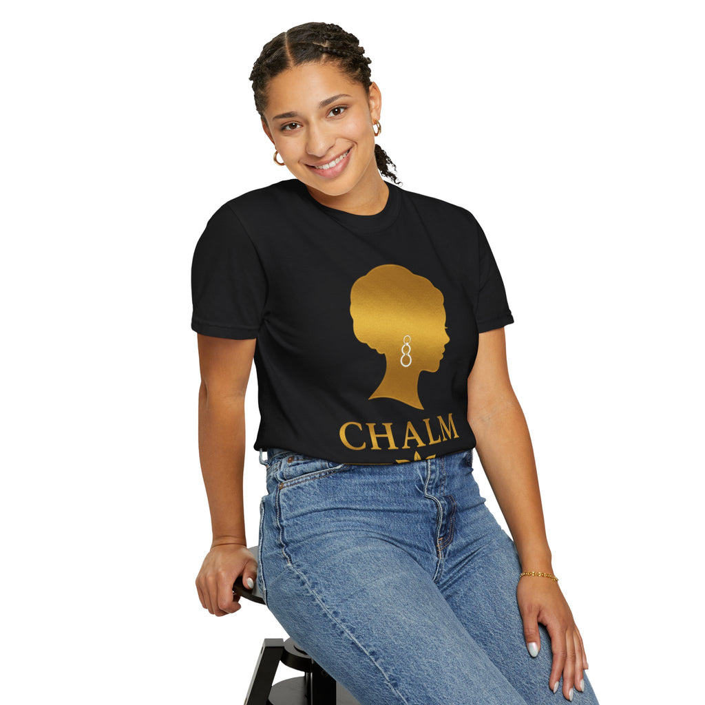 CHALM Heritage Collection Tee Black/Gold (F) – What's Real Never Washes Away