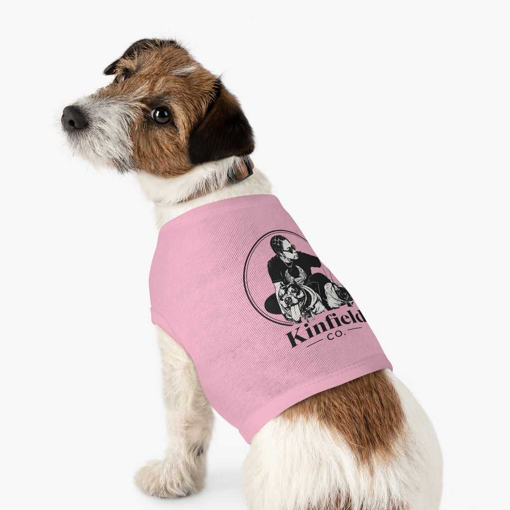 Kinfield Co Pet Tank Top — "Kinfield Co" Botanical Dog Shirt